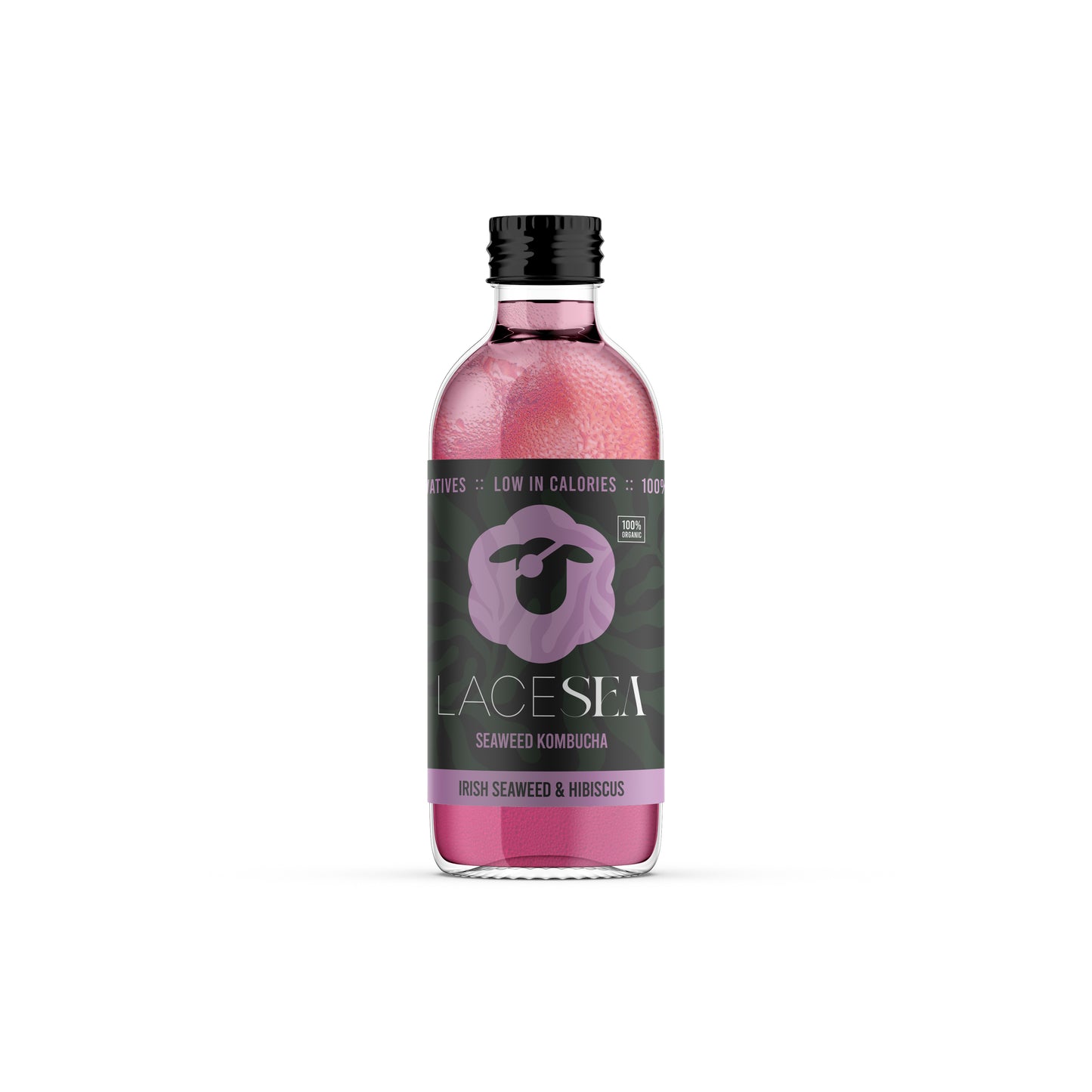 LaceSea Prebiotic Soda Seaweed & Hibiscus