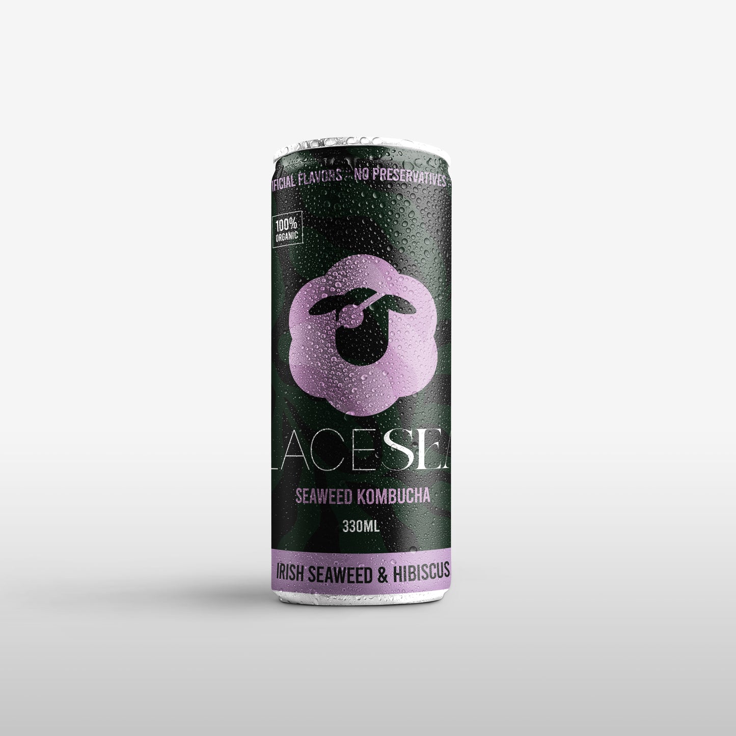 LaceSea Prebiotic Soda Seaweed & Hibiscus