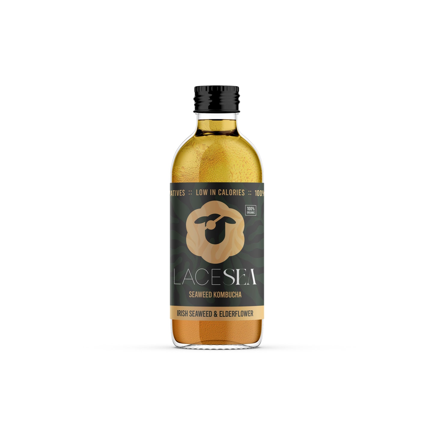 LaceSea Prebiotic Soda Seaweed & Elderflower